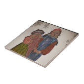 Carreau Deux Petites Soeurs 1906 (Côté)