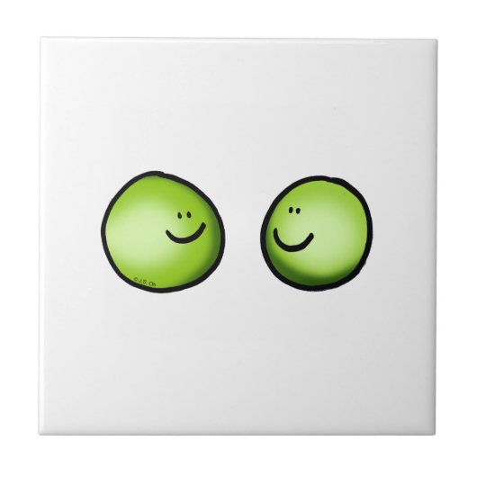 Carreau deux petits pois (Devant)