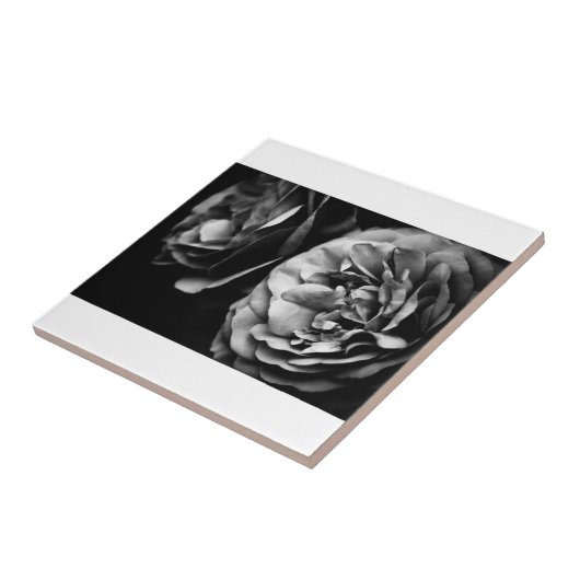 Carreau deux roses (Côté)