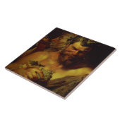 Carreau Deux satyres (huile sur le panneau) (Côté)