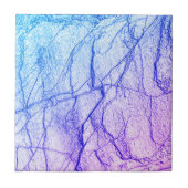 Carreau Deux tons de marbre pourpre (Devant)