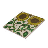 Carreau Deux tournesols (Côté)