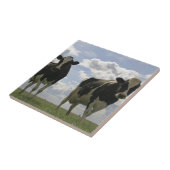 Carreau Deux vaches frisonnes (Côté)