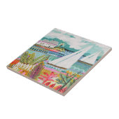 Carreau Deux voiliers (Côté)