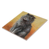 Carreau "Deuxième prix au Cat Show" de Louis Wain (Côté)