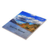 Carreau Devil's Lake, Wisconsin photo pittoresque (Côté)