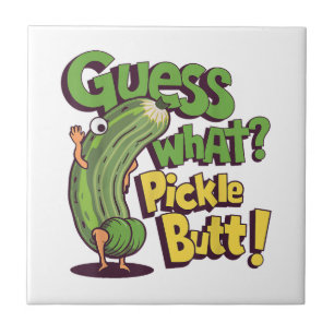 Carreau Devinez quoi_ Pickle Butt! Drôle concombre
