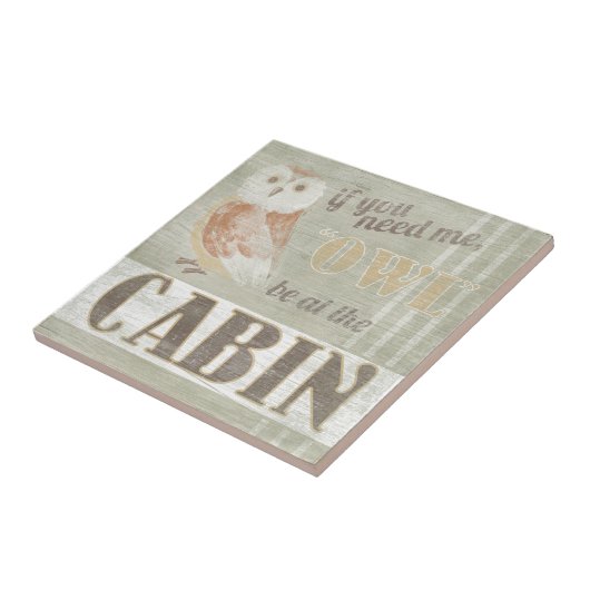 Carreau Devis | Owl Be Au Cabine (Côté)