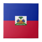 Carreau d'Haïti de Drapeau - drapeau du Haïti (Devant)