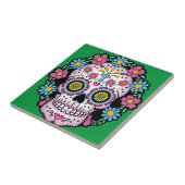 Carreau Dia de los Muertos Skull (Côté)