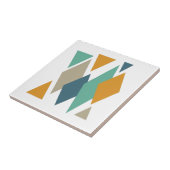 Carreau Diamants et triangles funky Moderne du milieu du s (Côté)