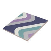 Carreau Diamants géants rétro violets colorés (Côté)