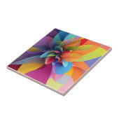 Carreau Diaphragme coloré abstrait (Côté)