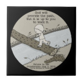 Carreau Dieu donne un chemin (Devant)