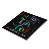 Carreau Dieu est texte de couleur d'amour (4h16 de John) (Côté)