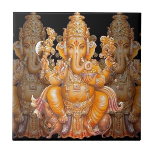 Carreau Dieu indou Ganesh (Devant)
