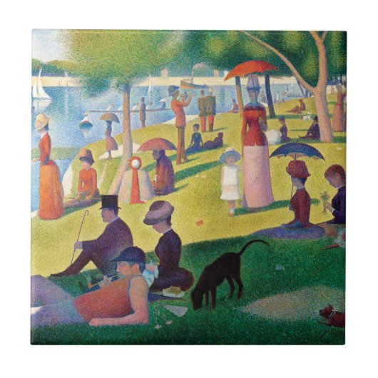 Carreau Dimanche après-midi à La Grande Jatte par Seurat (Devant)