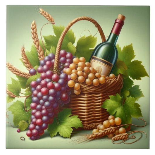 Carreau d'impression de raisins (Devant)