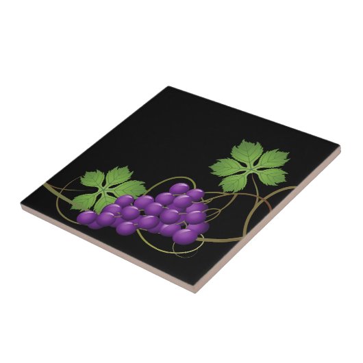 Carreau d'impression de raisins (Côté)