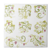 Carreau d'impression de raisins (Devant)