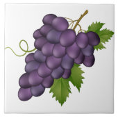 Carreau d'impression de raisins (Devant)