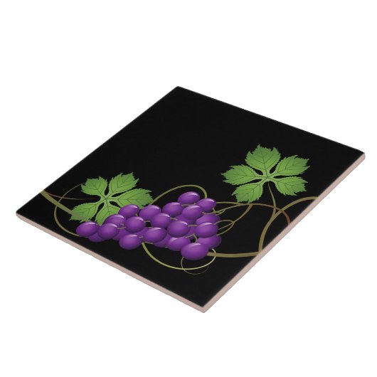 Carreau d'impression de raisins (Côté)