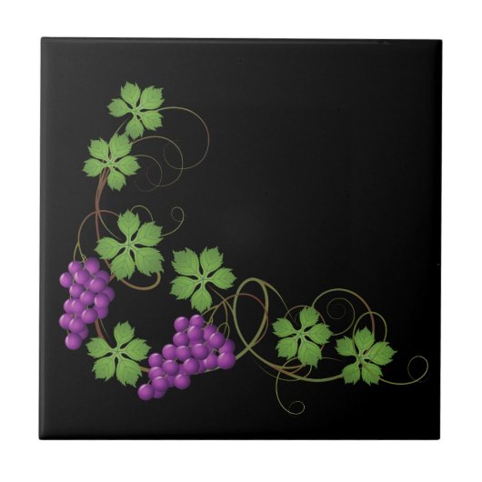 Carreau d'impression de raisins (Devant)