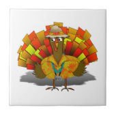 Carreau Dinde de vacances de Thanksgiving (Devant)