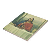 Carreau Dîner de gala à Emmaüs avec Jésus-Christ (Côté)