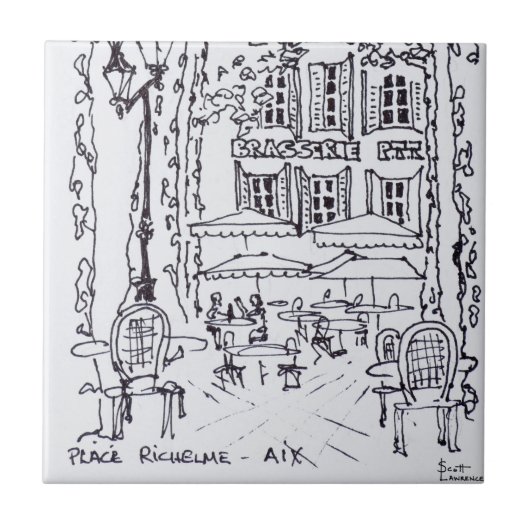 Carreau Dîner sur la Plaza| Aix en Provence, France (Devant)
