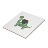 Carreau dinosaure de noël (Côté)