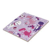 Carreau Dinosaures de l'espace, Dinosaures mignons, Étoile (Côté)