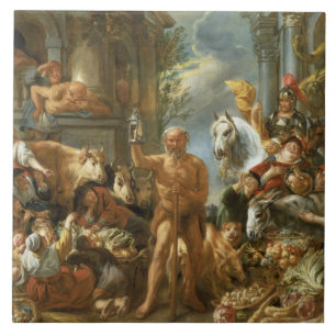 Carreau Diogène recherchant un homme honnête, c.1650-55 