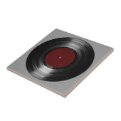 Carreau disque vinyle (Côté)