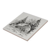 Carreau Distant Barre Sketch I (Côté)