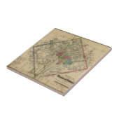 Carreau District de Columbia la carte d'ère de guerre (Côté)