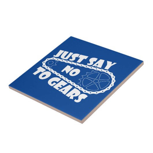 Carreau Dites Non Aux Engrenages (Côté)