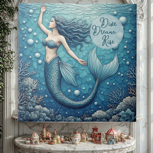 Carreau Dive Dream Rise Ocean Mermaid Swimmer Empowerment 