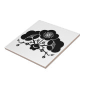 Carreau Diverses fleurs de prunier (Côté)