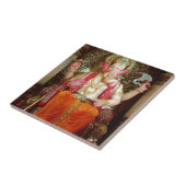 Carreau Divinité indoue d'éléphant asiatique de Ganesh (Côté)