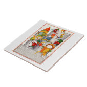 Carreau DIX LORDS A LEAPAPING 6" Carré Carrelage en cérami (Côté)