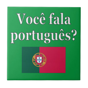 Carreau Do you speak portuguese ? Flag
