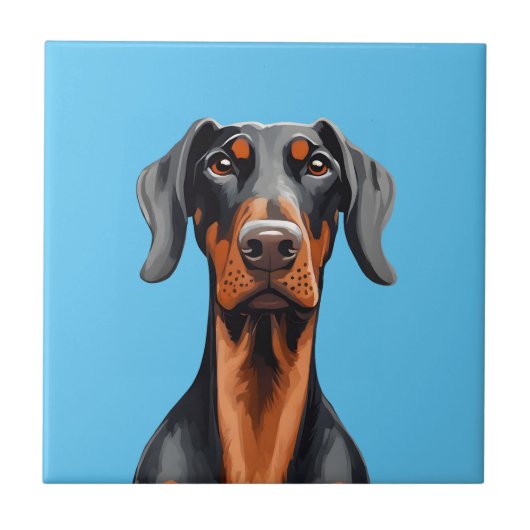 Carreau Doberman (Devant)
