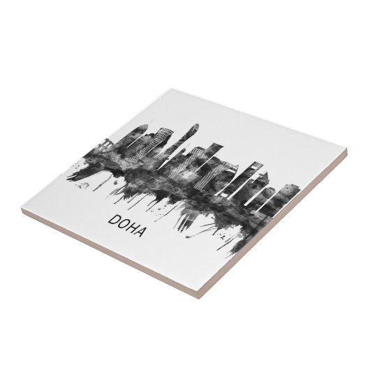 Carreau Doha Qatar Skyline (Côté)