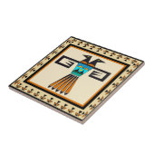 Carreau d'oiseau à deux têtes du Sud-Ouest (Côté)