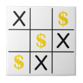 Carreau Dollar Tic Tac Toe (Devant)