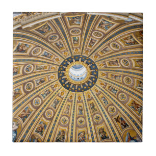 Carreau Dôme de la basilique Saint-Pierre - Vatican, Rome,