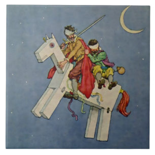 Carreau "Don Quichotte" de W Heath Robinson