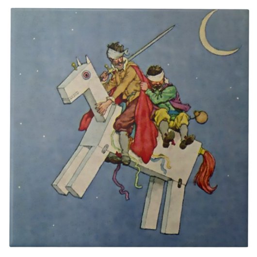 Carreau "Don Quichotte" de W Heath Robinson (Devant)