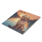 Carreau Doodle Dog by Lake (Côté)